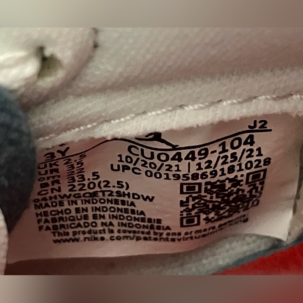 Nike Air Jordan 1 Retro High OG Denim RARE Jordans Sneakers Jeans Shoes - Picture 5 of 10